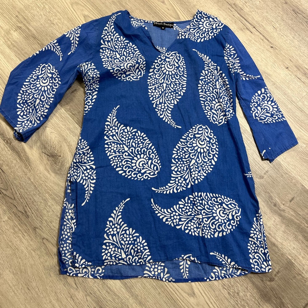 Blossom boutique 3/4 sleeve light cotton dress